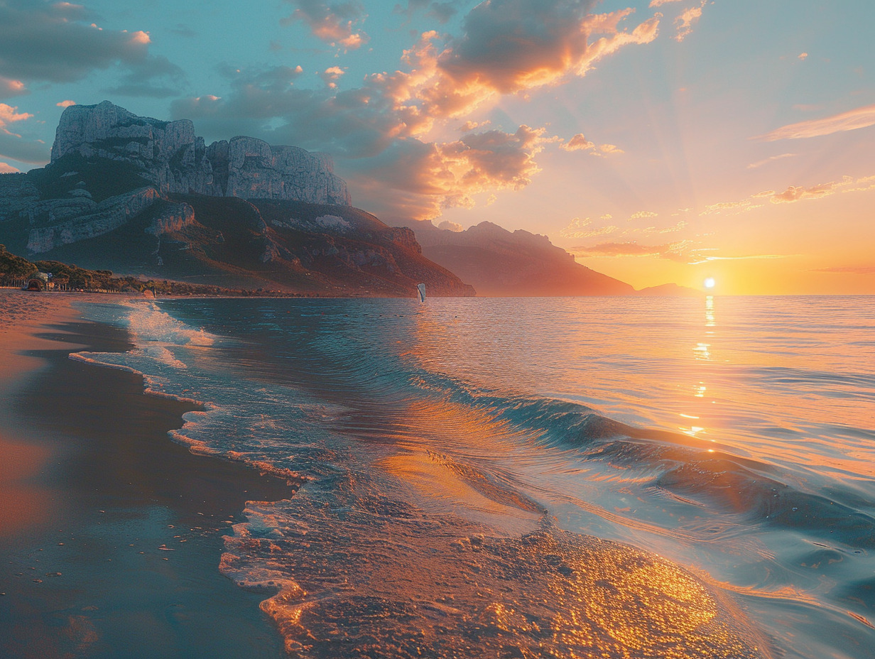 plage montagne