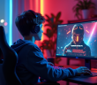 Jeune gamer frustré devant son écran avec erreur Valorant Van 79